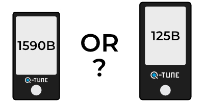 Compare 1590B and 125B Enclosure Sizes
